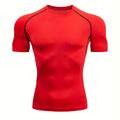 Herren Fitness T-Shirt | Körpernahes Kurzarmshirt | Schmale Silhouette | Moderner Sportlook