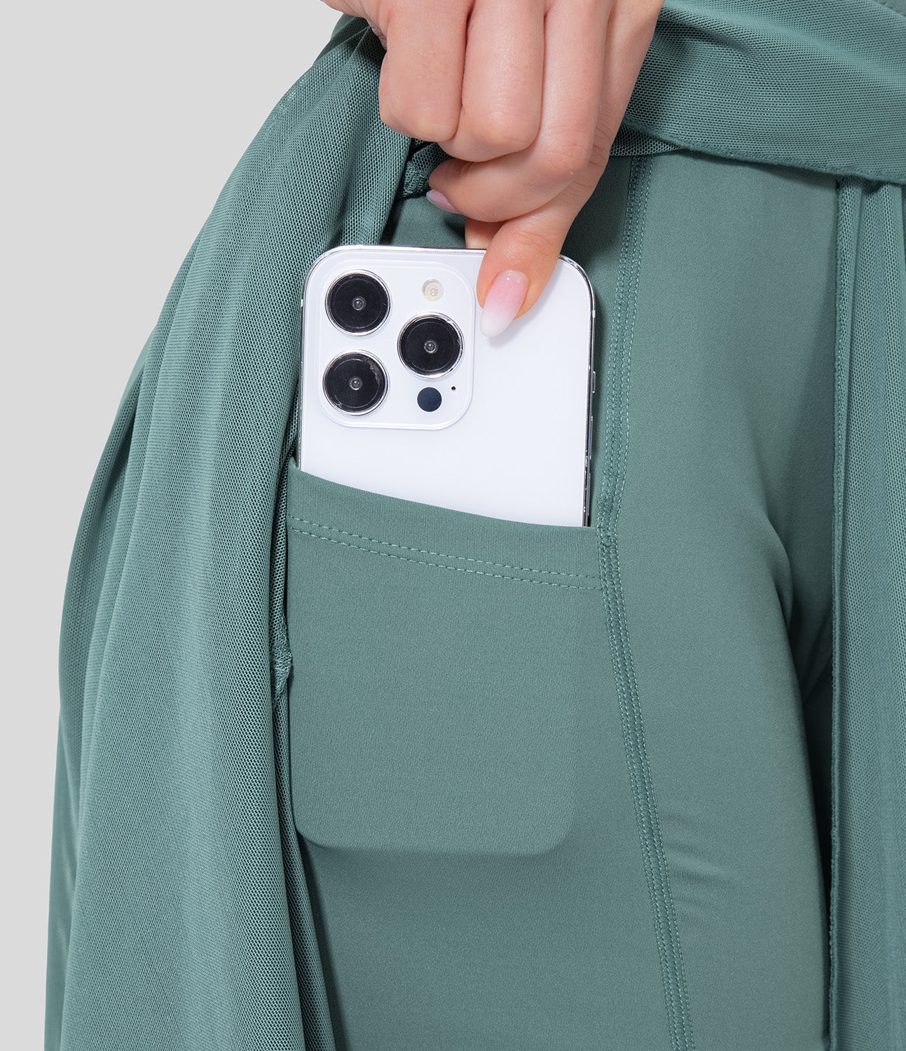 Gonna midi donna multistrato | Coprispalle trasparente