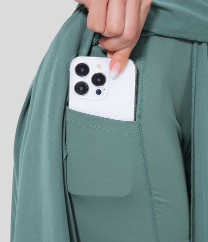 Gonna midi donna multistrato | Coprispalle trasparente