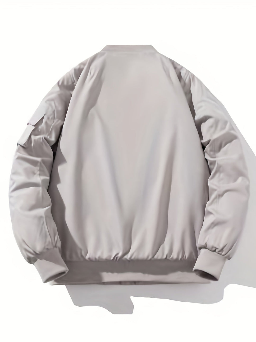 Men's Bomber Jacket with Hood | Comfortable Fit with Zipper | Layered Hood Design | Streetwear Casual Look