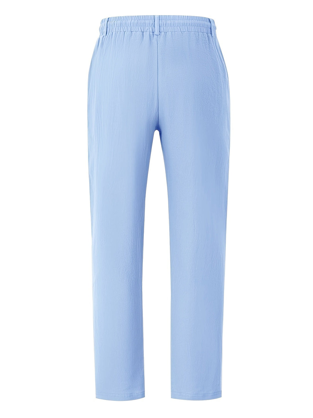 Herrenhose | Regular Fit Hose mit Geradem Bein | Kordelzugbund | Lässiger Sommerstil
