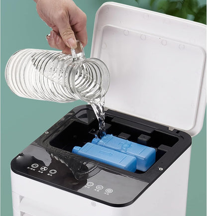 Raffreddatore d'aria portatile 3-in-1 con telecomando e serbatoio d'acqua