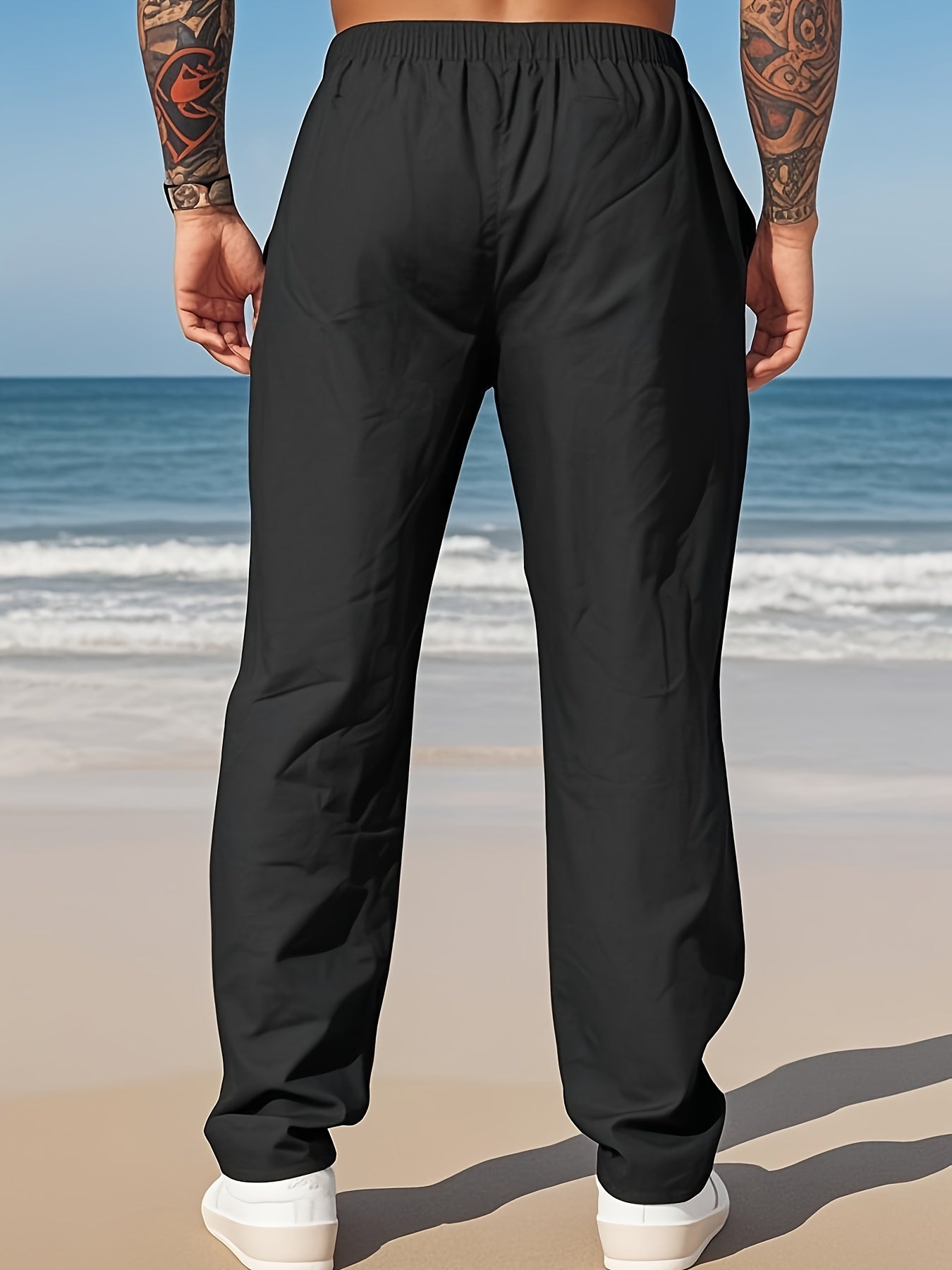 Completo uomo | Camicia casual con pantaloni a coulisse | Vestibilità comoda | Look estivo da resort