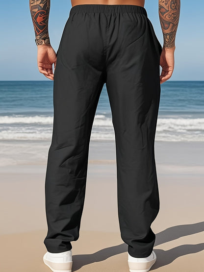 Completo uomo | Camicia casual con pantaloni a coulisse | Vestibilità comoda | Look estivo da resort