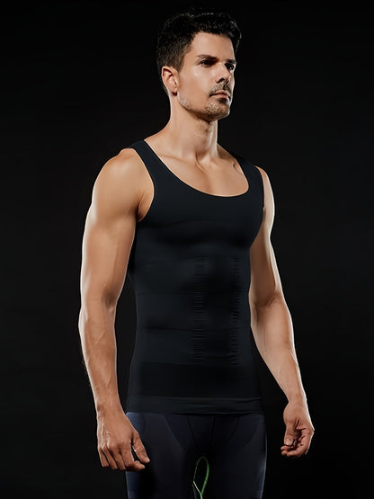 Herren Kompressions Tank Top mit schmaler Passform und Shapewear Effekt | Body Shaper