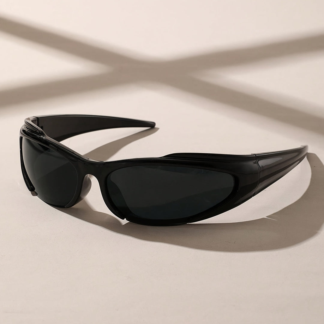 Herren Sonnenbrille | Schmale Wraparound Passform | Sportliches Rahmendesign | Freizeit Outdoor Look