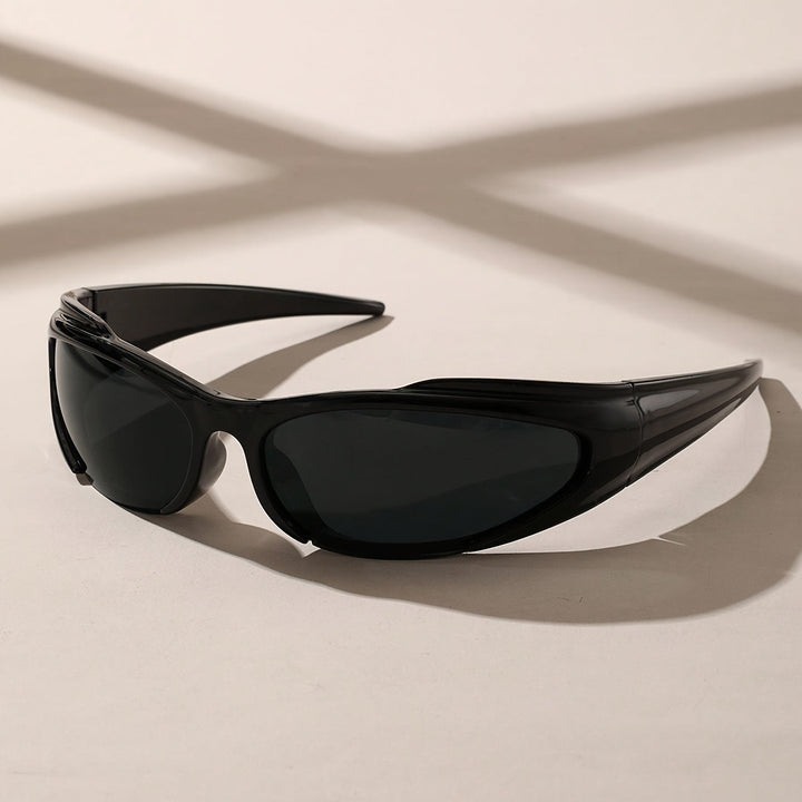 Herren Sonnenbrille | Schmale Wraparound Passform | Sportliches Rahmendesign | Freizeit Outdoor Look