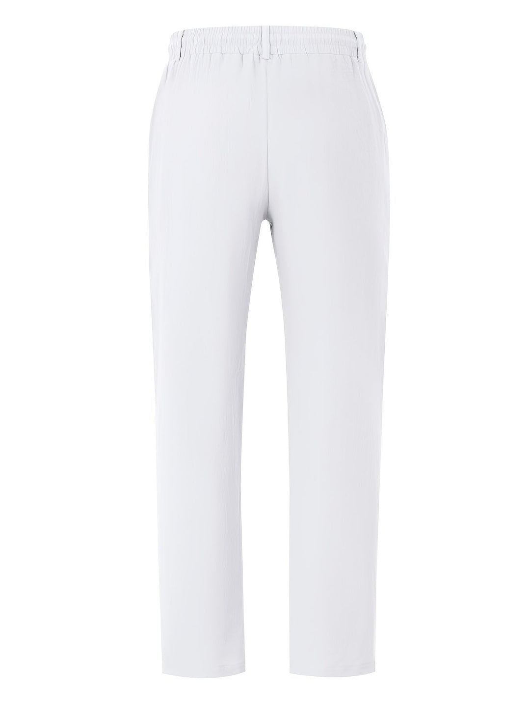 Herrenhose | Regular Fit Hose mit Geradem Bein | Kordelzugbund | Lässiger Sommerstil