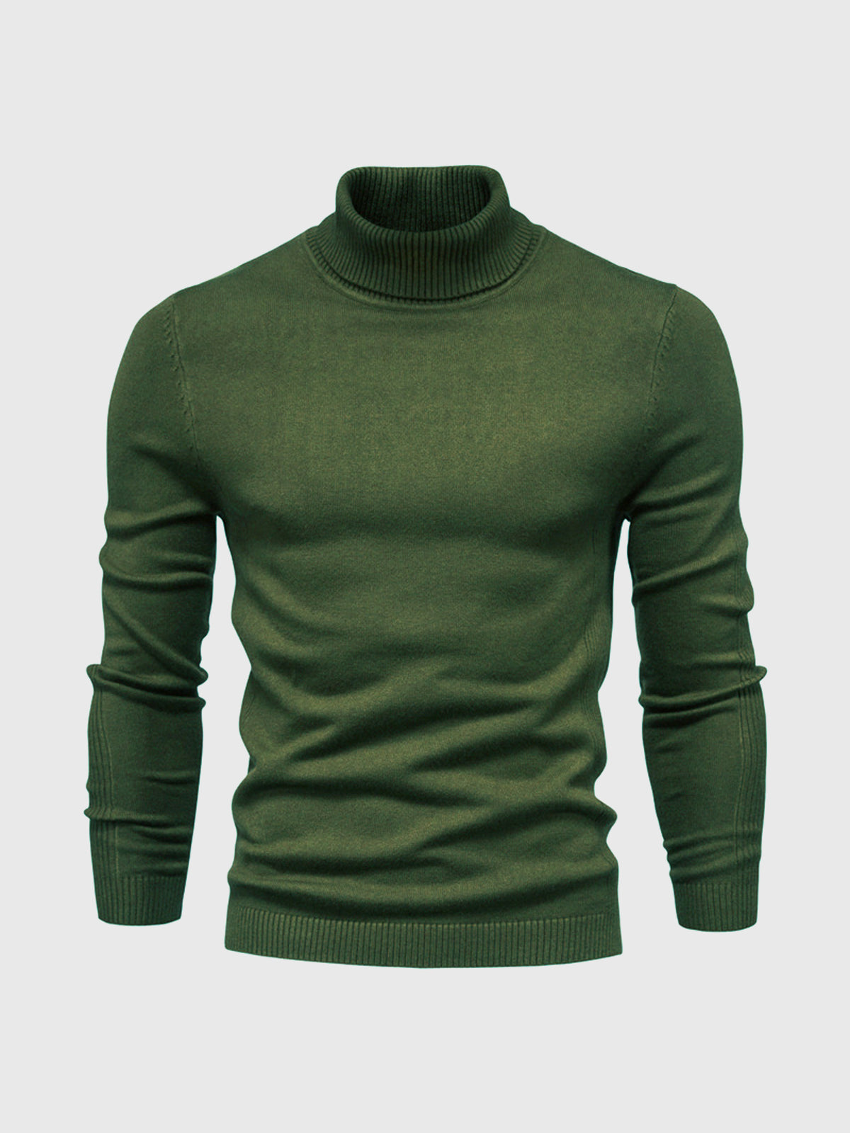 Maglione uomo manica lunga collo alto | Vestibilità aderente