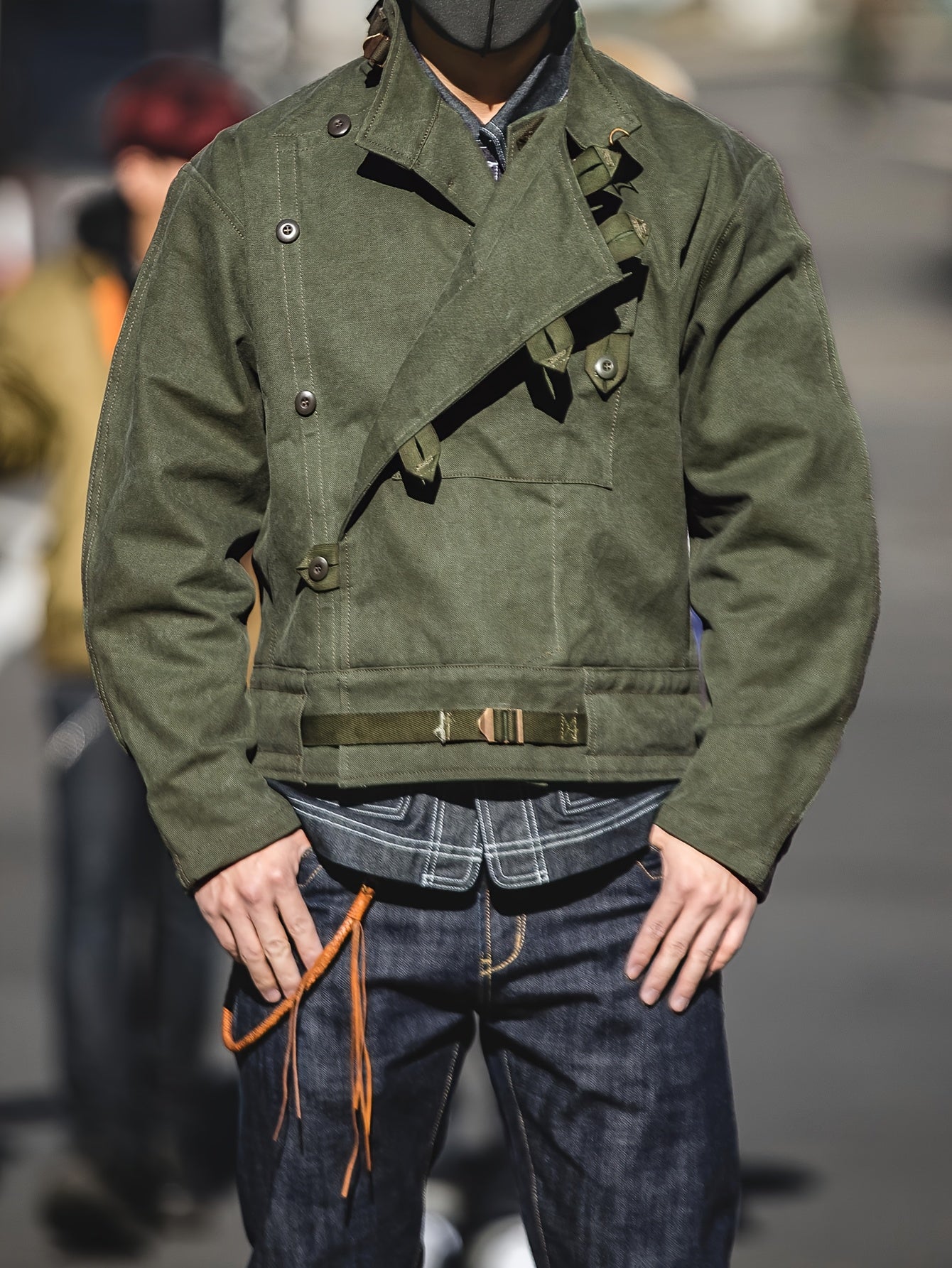 Giacca Utility da uomo | Cappotto corto ispirato al militare | Vestibilità strutturata | Stile casual classico