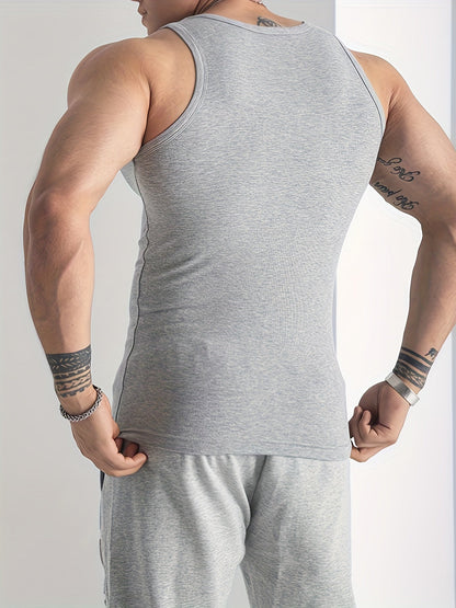 Norbert | Men's Tank Top with Ribbed Texture
