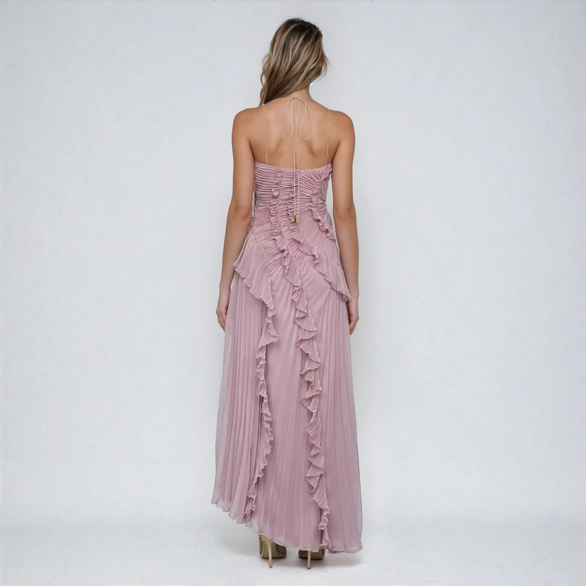 Abendkleid | Langes Abendkleid für Hochzeitsgast im Sommer für Frauen
