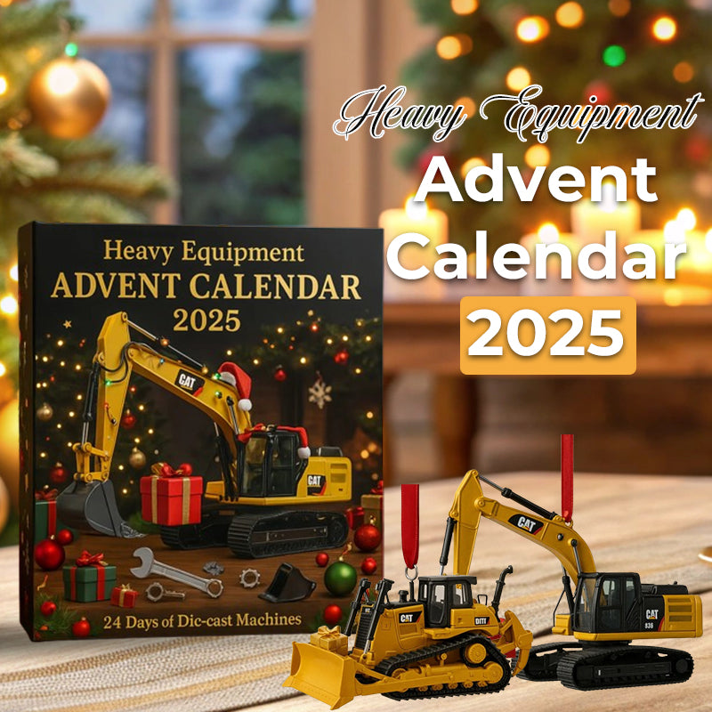 Adventskalender für schwere Baumaschinen 2025 – 24-tägiger Kalender mit Überraschungen in Form von Mini-Baufahrzeugen 1