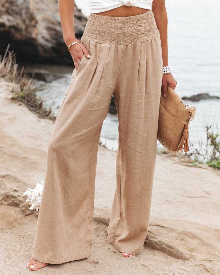 Aileen - Strandhose mit weitem Bein 0