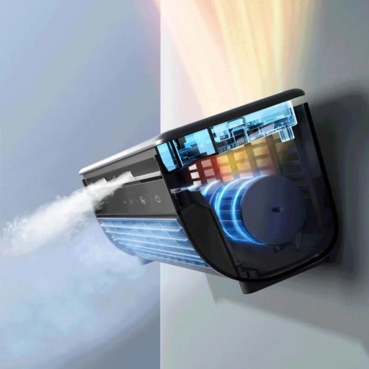 Kabelloser 3-in-1 Luftkühler mit Akku und Sprühnebel