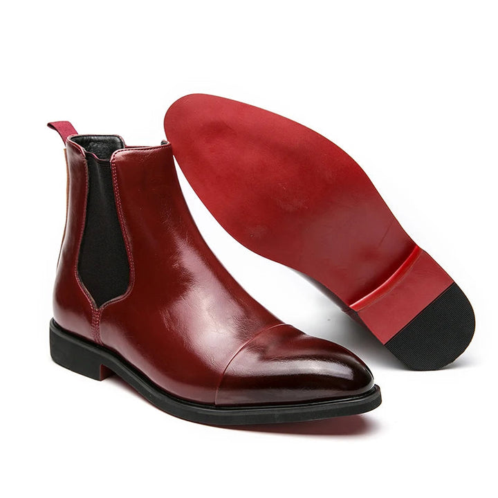 Annibale Carracci Chelsea-Stiefel aus Leder