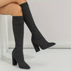 Athena | Damen-Sock-Boots mit Blockabsatz