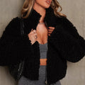 Aubrey Sherpa-Jacke mit Reißverschluss