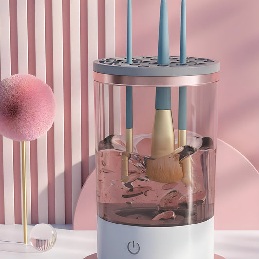 Automatischer Pinselreiniger 7000 U/min – Effektive Reinigung und Trocknung für Make-up-Pinsel, USB-Ladefunktion, Kompakt und Leicht