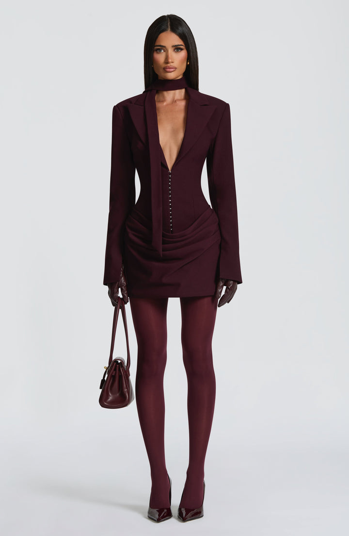 Damen Langarm Minikleid Mit Kragen Knopfdetails | Knopfdetail