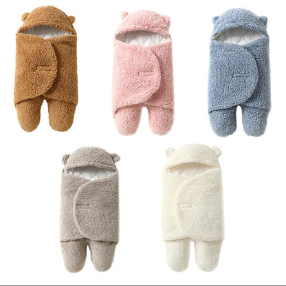 Baby Schlafsack mit Kapuze und Bärchenohren