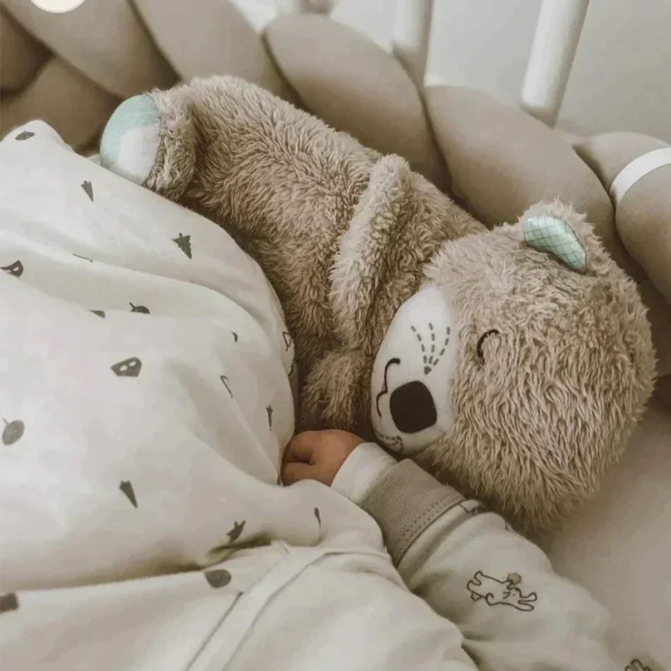 Beruhigendes Plüschspielzeug mit Atembewegung und Musik – Ideal für Kinder und Senioren, Weich und Tragbar