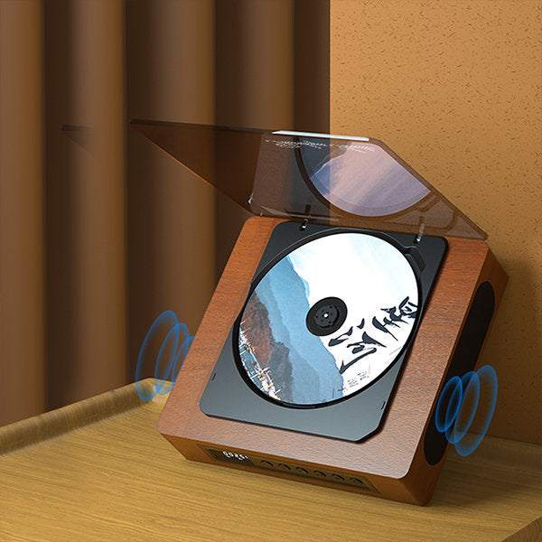 Bluetooth-Retro-CD-Player mit Typ-C-Anschluss 