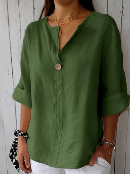Bluse | Damenmode für jeden Tag, V-Ausschnitt, vielseitig kombinierbar