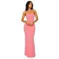 Bodycon-Maxikleid für Damen – rückenfreie, elegante Abendgarderobe