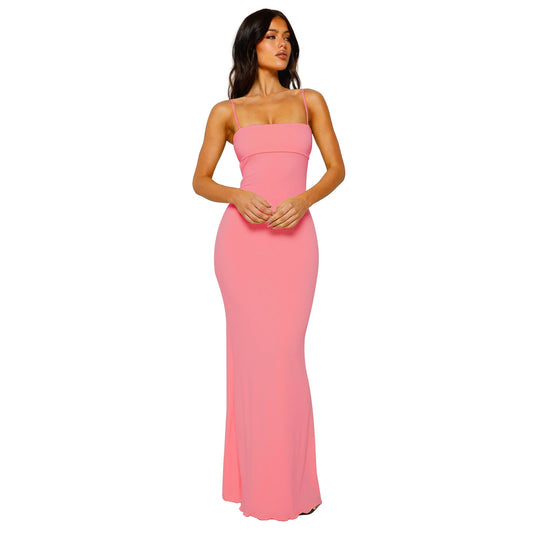 Bodycon-Maxikleid für Damen – rückenfreie, elegante Abendgarderobe