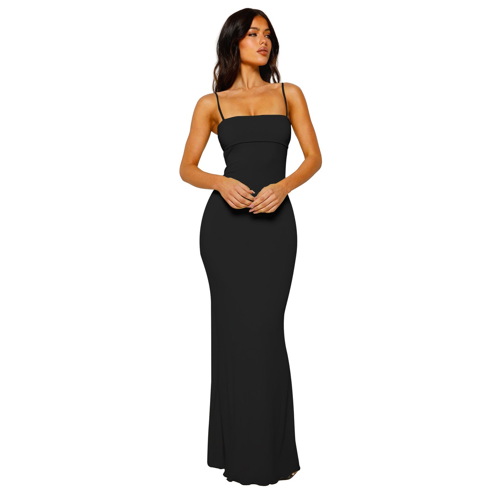 Bodycon-Maxikleid für Damen – rückenfreie, elegante Abendgarderobe