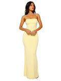 Bodycon-Maxikleid für Damen – rückenfreie, elegante Abendgarderobe