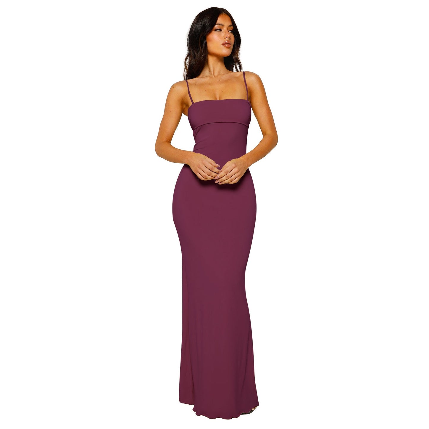 Bodycon-Maxikleid für Damen – rückenfreie, elegante Abendgarderobe