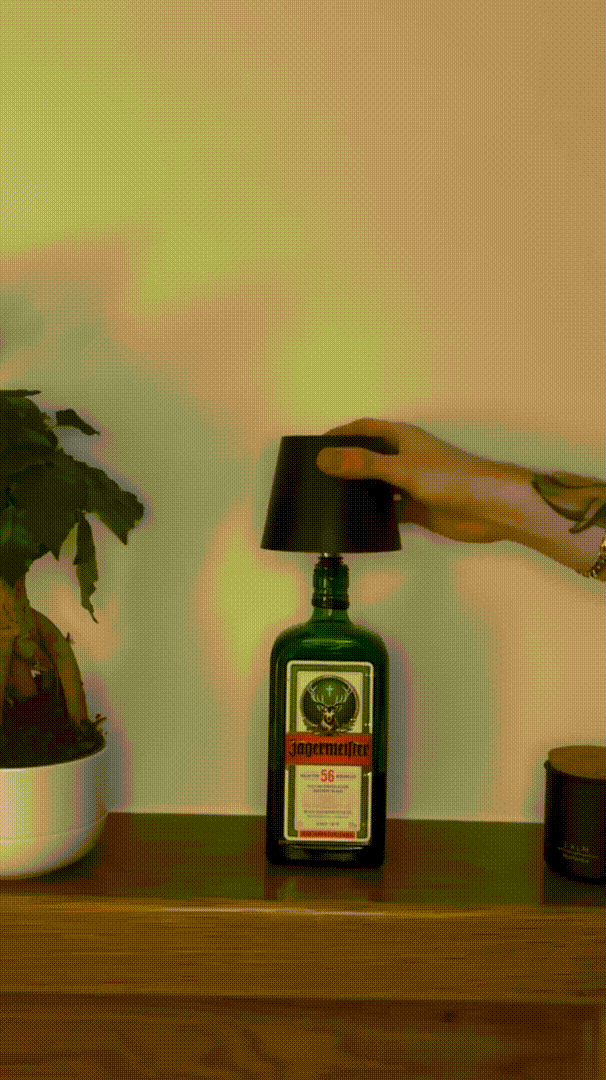 BottleGlow™ Kabellose Weinflaschenbeleuchtung | USB-C & Touch-Dimmer 8