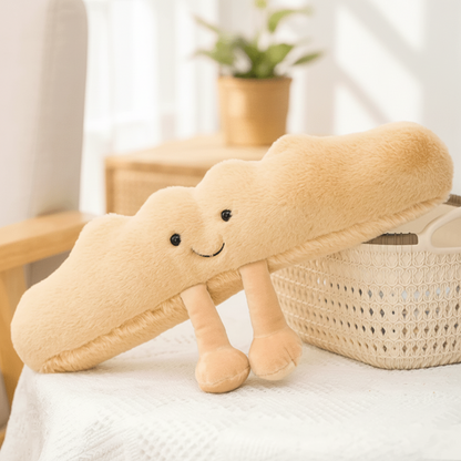 Brezel Croissant Toastbrot Plüsch-Spielzeug | Weiches Kuscheltier (Lebensmittel-Design) 3
