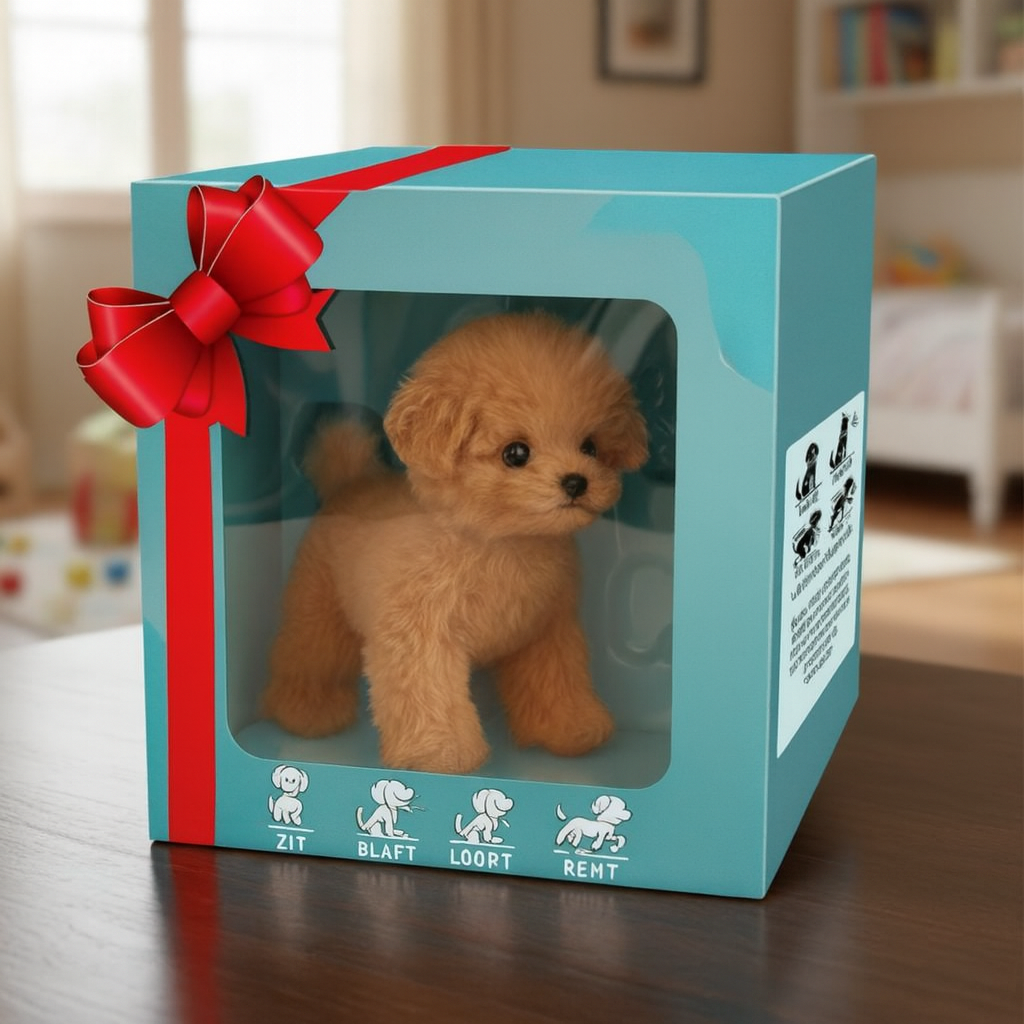 Bruno – Ein lebensechter, kuscheliger Hund, der bellt, läuft und reagiert. 2