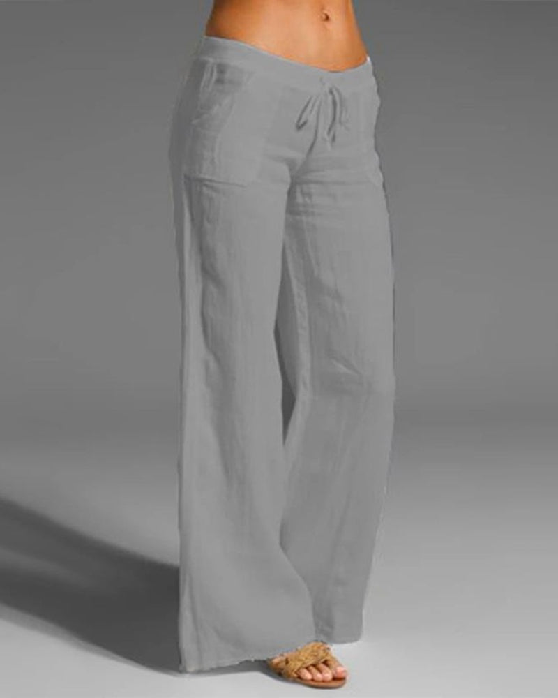Aneta | Pantaloni da donna a gamba larga