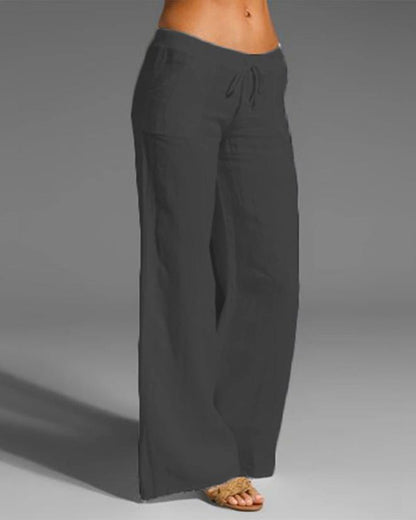 Aneta | Pantaloni da donna a gamba larga