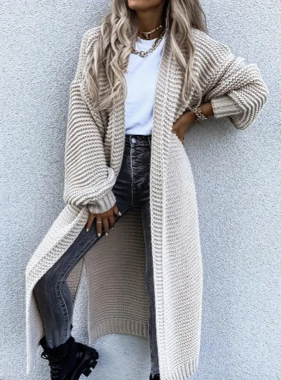 Cardigan Damen | Lange Strickjacke Damen für Herbst und Winter