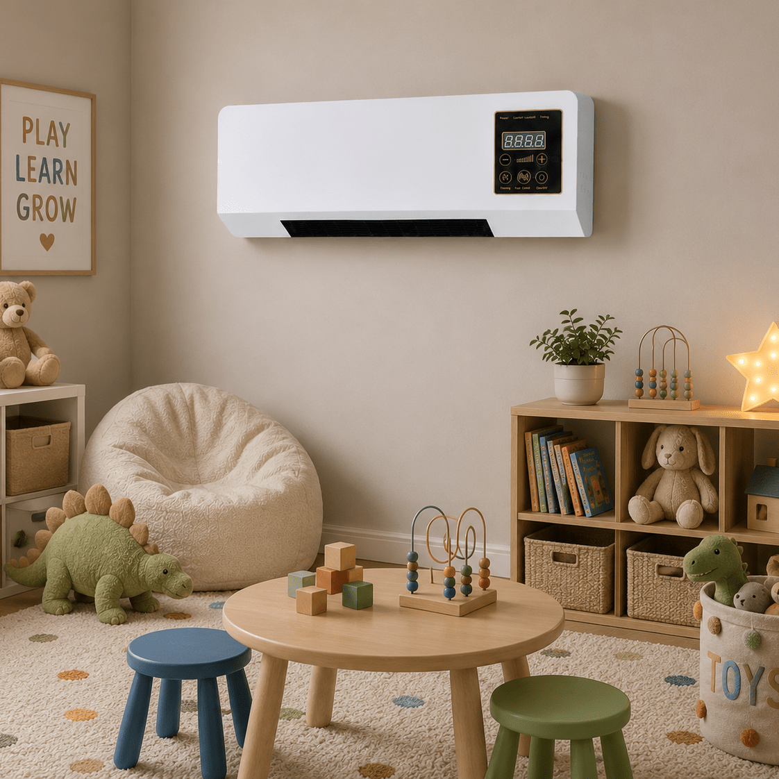 Unità di climatizzazione da parete con funzione di raffreddamento e riscaldamento per interni