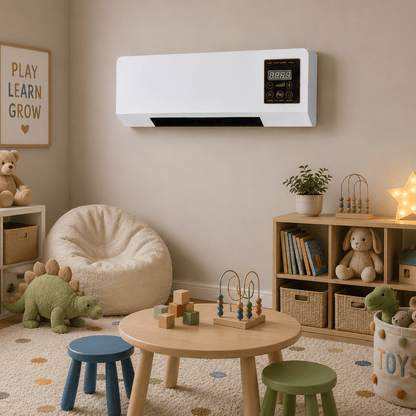 Unità di climatizzazione da parete con funzione di raffreddamento e riscaldamento per interni