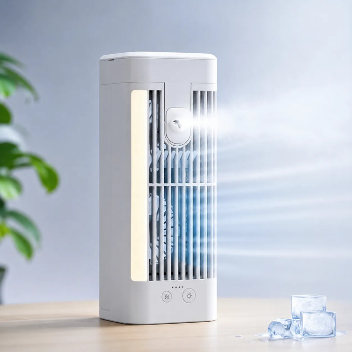 Mini USB Luftkühler mit Nachtlicht und Wassertank