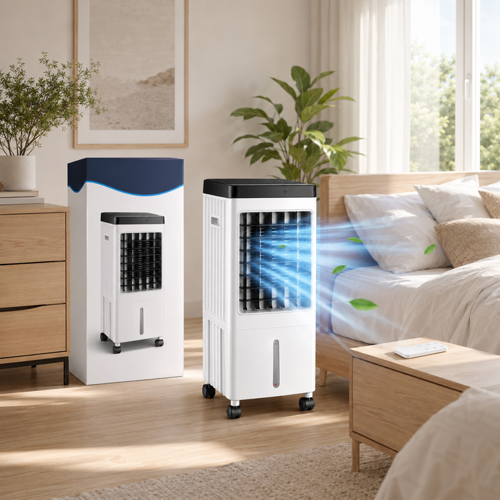 10L Luftkühler mit Fernbedienung und Rollen