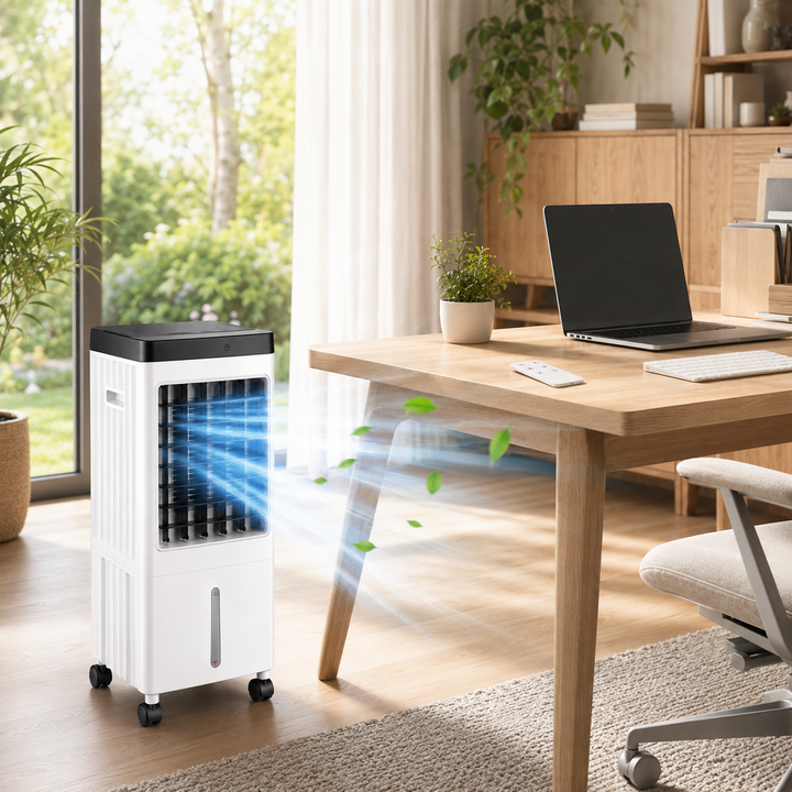 10L Luftkühler mit Fernbedienung und Rollen