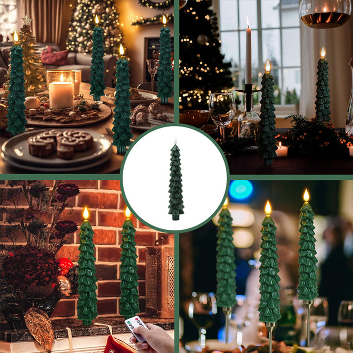 CheerCandles | Flammenlose LED-Weihnachtsbaumkerzen – Einzigartige Kerzen für die Feiertage! 4