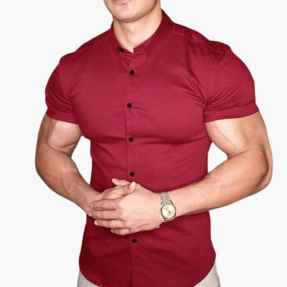 Marcel | Slim Fit košile s krátkým rukávem