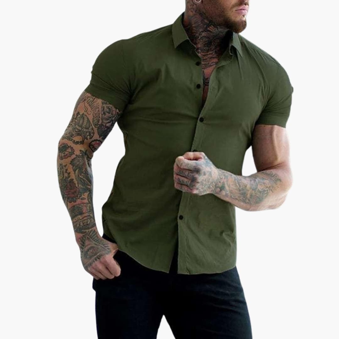 Marcel | Slim Fit Kurzarmhemd
