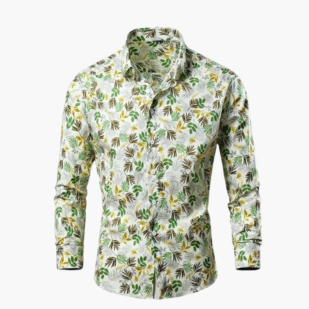 Kian | Camicia casual da uomo con motivo floreale