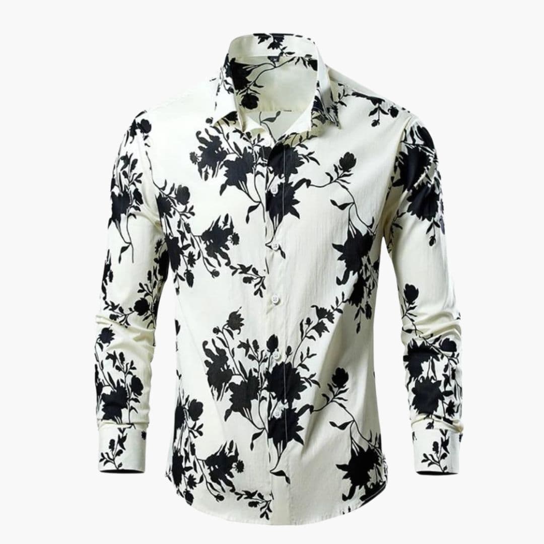 Kian | Camicia casual da uomo con motivo floreale