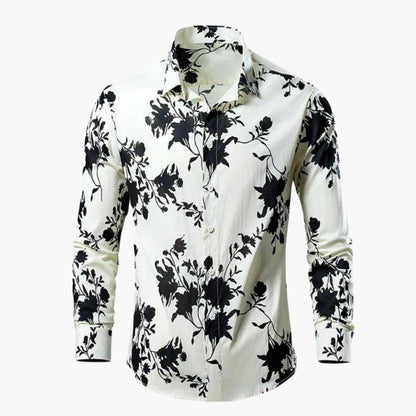 Kian | Camicia casual da uomo con motivo floreale